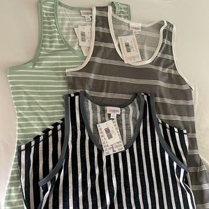 LuLaRoe tanks - lot of 3